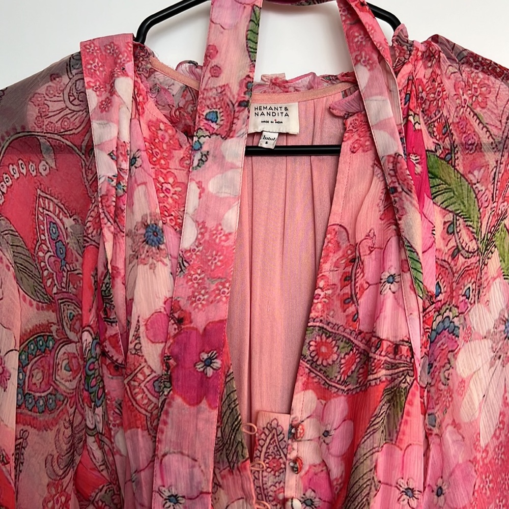 Hemant And Nandita X Revolve Sage Romper In Pink - image 5